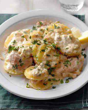 american-ohio-schnitzelpotatoesgorgonzolacream