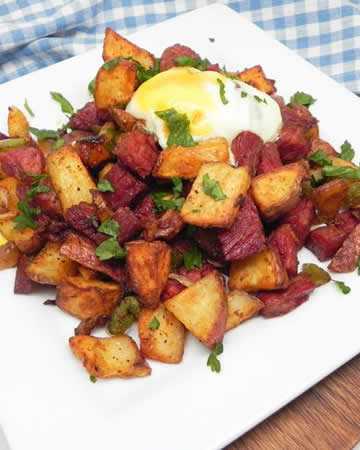 airfryer-cornedbeefhash
