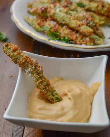 airfryer-garlicparmesangreenbeanfries