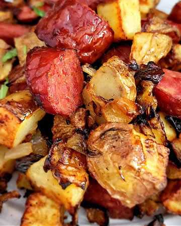 airfryer-sausagepotatoes