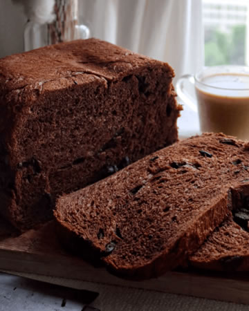 breadmachinedoublechocolatemilkloaf