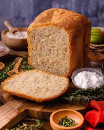 breadmachinegarlicbread