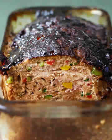 turkeyvegetablemeatloafbalsamicglaze