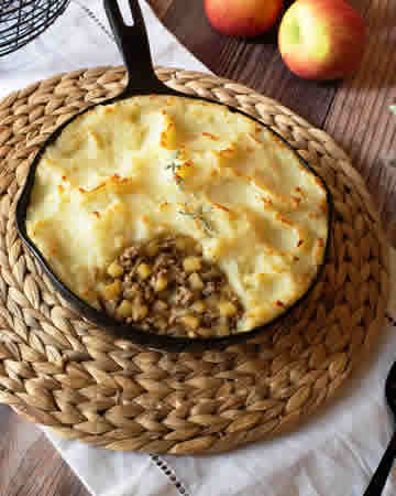 applesausageshepherdspie