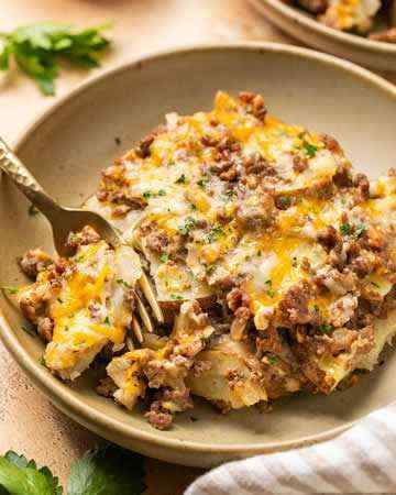 hamburgerpotatocasseroleyogurt