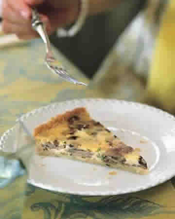 mushroomshallotquiche
