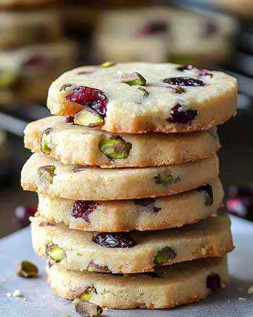 cranberrypistachioshortbreadcookies