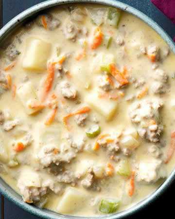 cheeseburgersoupprotein
