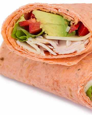 turkeyavocadowrapprotein