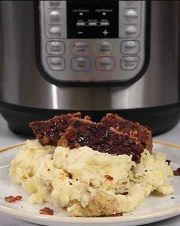 instantpot-baconbbqmeatloafmashedpotatoes