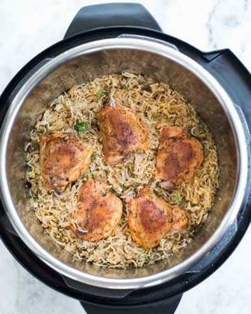 instantpot-garlicherbchickenrice