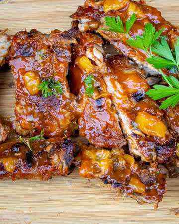 babybackribspeachbarbecuesauce