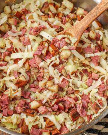 cabbagecornedbeefhash
