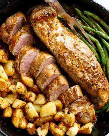 dijongarlicporktenderloinvegetables
