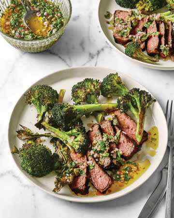 panroastedsteakcrispybroccoli