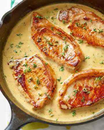 pansearedporkchopsapplemustardcreamsauce