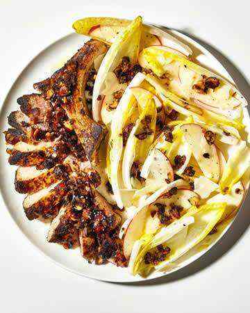 porkchopendiveapplesalad