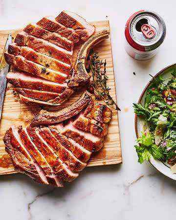 porkchopsceleryalmondsalad