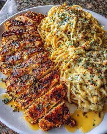 garlicparmesanchickenspaghettispicycajuncreamsauce