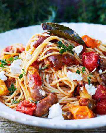 pastasausagestomatoes