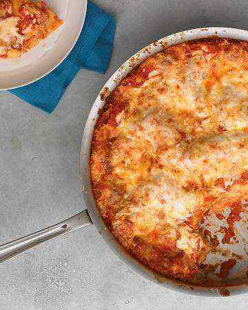 threecheeseskilletlasagna