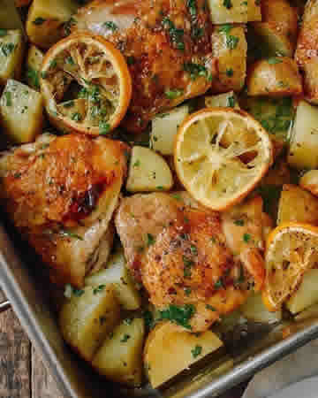 onepanroastedlemonchickenpotatoes