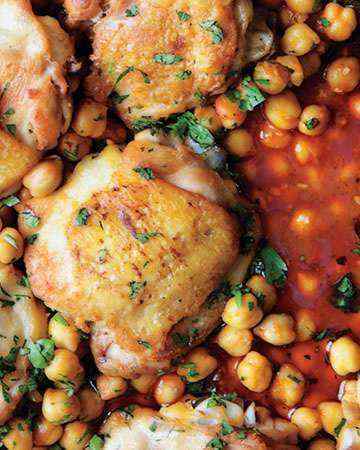 panroastedchickenharissachickpeas