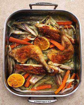 roastedguineafowlchicoryfennelorange