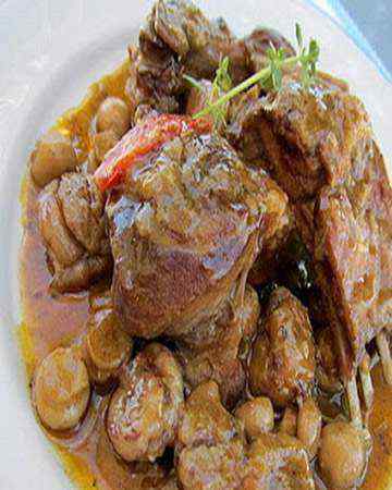 spanishbraisedpartridgechestnutmushroom