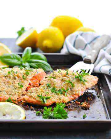 bakedsalmonparmesanherbcrust