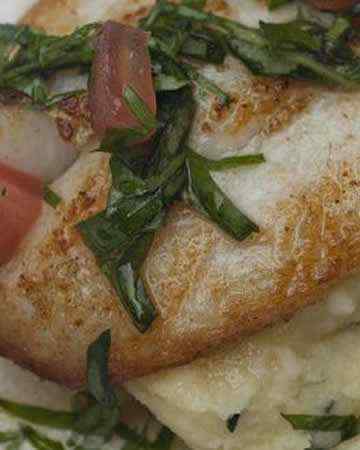 panfriedjohndorysauceviergebasilmash