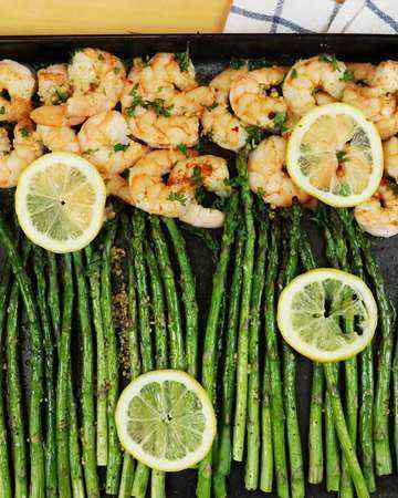 roastedlemongarlicshrimpasparagus