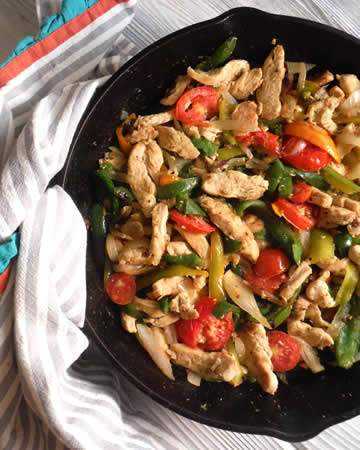 skilletchickenfajitas