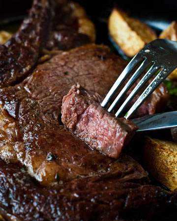 skilletpansearedsteak