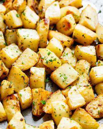 crispygarlicroastedpotatoes